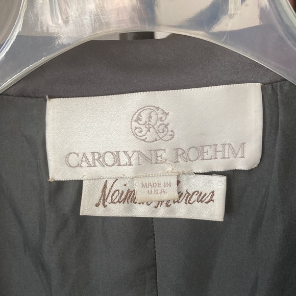 Carolyne Roehm Vintage Union Made Wool Coat For Neiman Marcus Size 8 - Picture 2 of 16